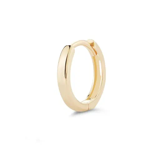 14kt Men's Single Gold Huggie