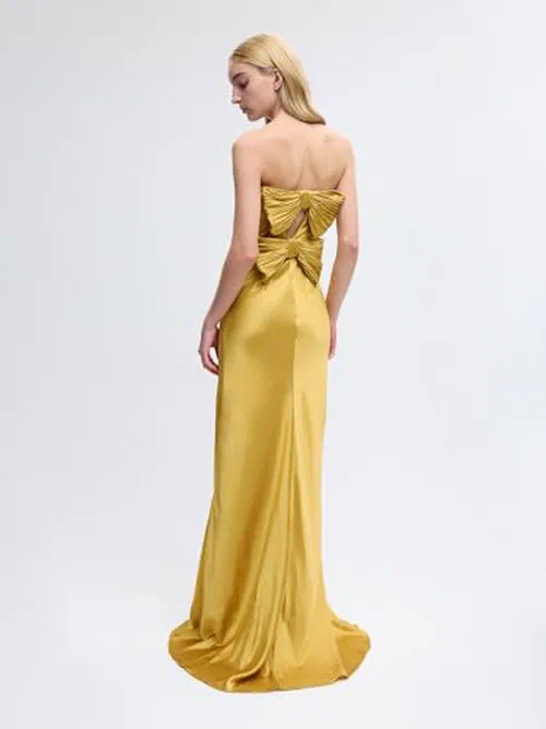 Alejandra Alonso Rojas, Bustier Gown with Bows — view 3