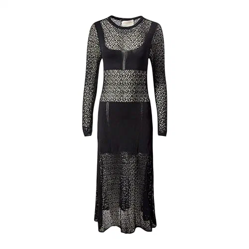 Alejandra Alonso Rojas, Lace Stitch Knit Dress, L