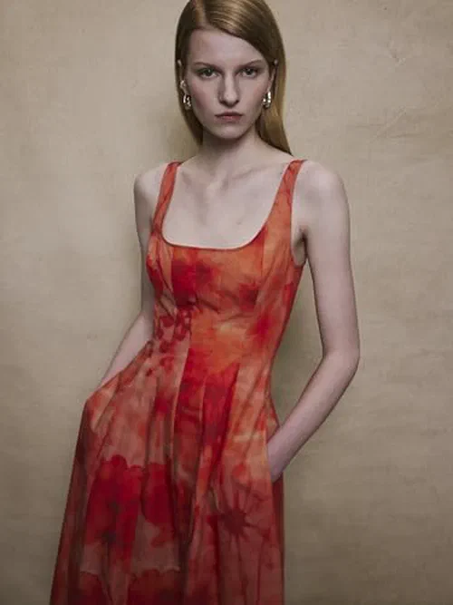 Alejandra Alonso Rojas, Seamed Bodice Dress — view 3