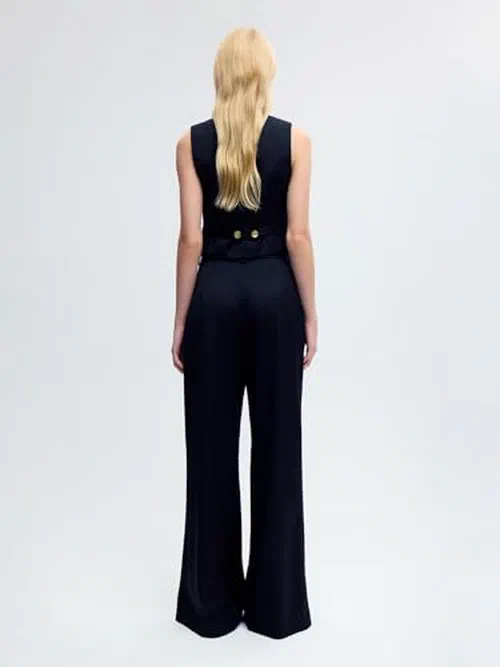 Alejandra Alonso Rojas, Wool Palazzo Pants — view 3