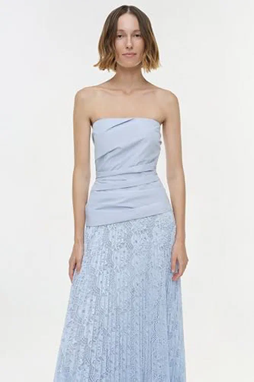 Annalise Cotton Lace Midi Dress — view 3