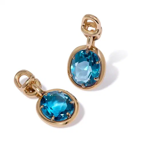 Annoushka Earring Drops, Blue Topaz