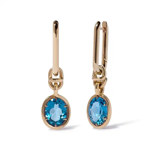 Annoushka Knuckle Earrings, Blue Topaz