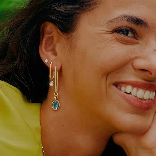 Annoushka Knuckle Earrings, Citrine — view 3