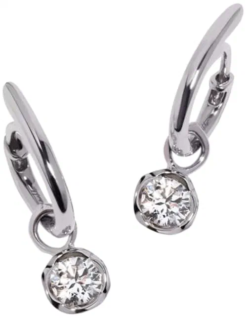 Annoushka, Six Hoop Whoopsie Daisy 0.50ct Diamond Earrings, 14ct White Gold and 18ct White Gold