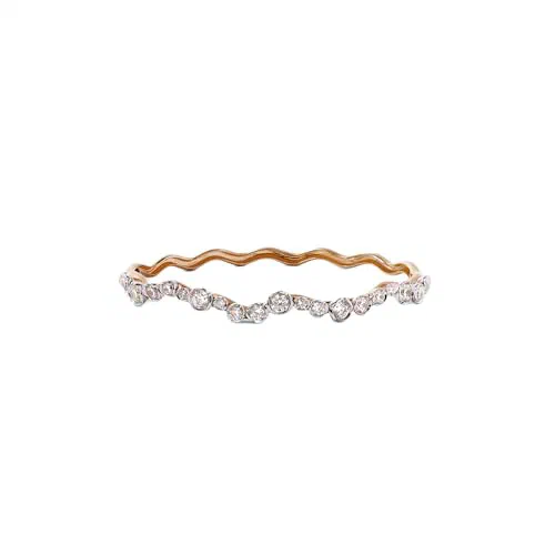 Annoushka, Whoopsie Daisy Diamond Bangle, 18ct Yellow & White Gold