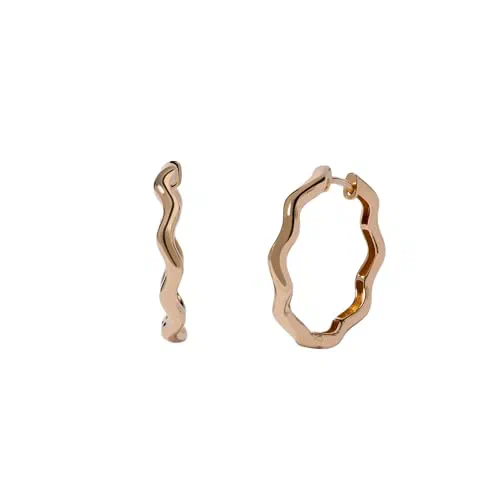Annoushka, Whoopsie Daisy Medium Hoop Earrings, 18ct Yellow Gold