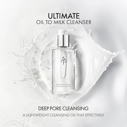 AP Beauty (by AMOREPACIFIC) Ultimate Oil-to-Milk Cleanser 200mL/6.76 fl. oz., Removes Makeup, Oil-to-Milk Face Wash, Antioxidant Pore Refining, Gentle Cleansing, Luxury Skincare — view 3