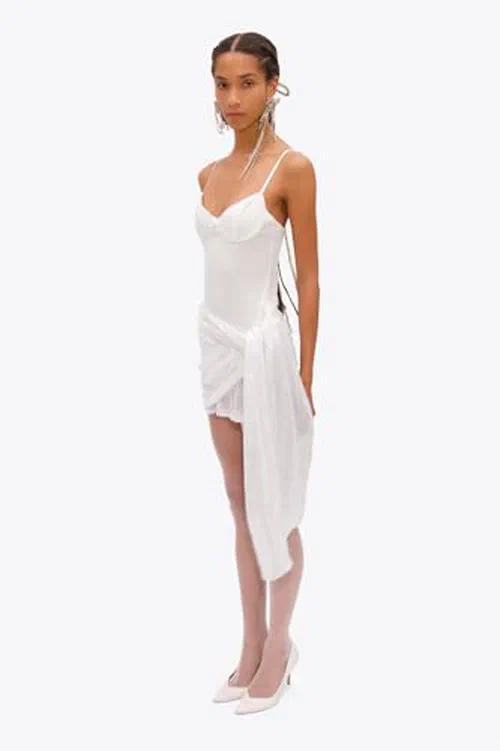 AREA, Ballerina Sequin Tank Dress, L — view 3