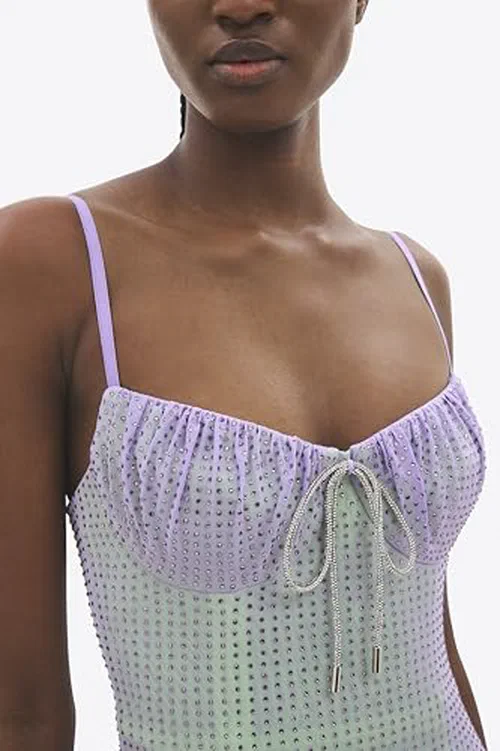 AREA, Crystal Hotfix Gown, S — view 3