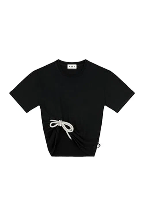 AREA, Crystal Knot T-Shirt, XS