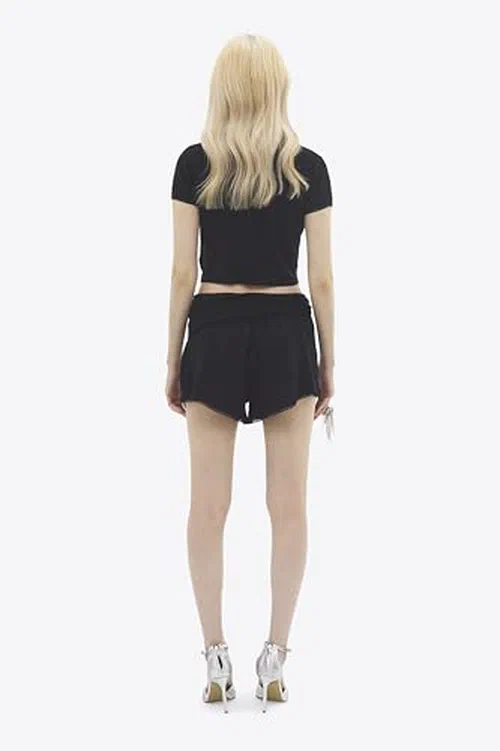 AREA, Girly Rib Knit Short, M — view 3
