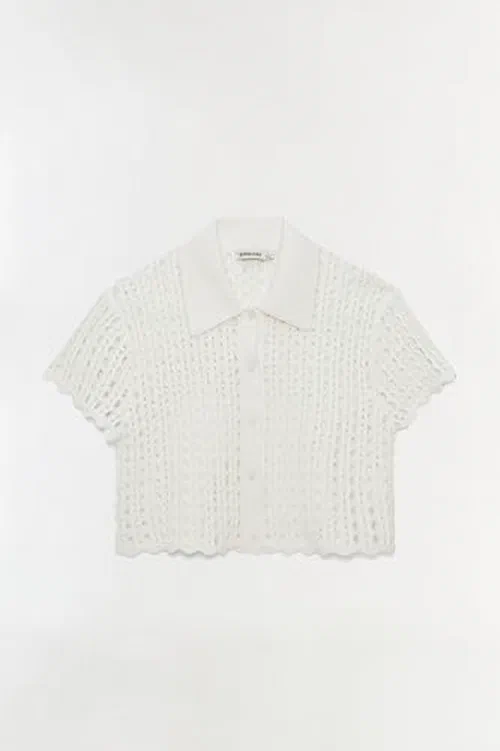 Arlan Open Stitch Camp Shirt