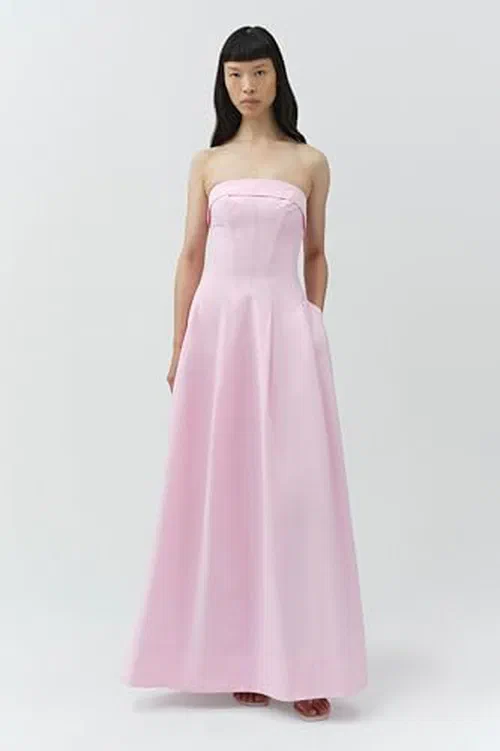 Avril Cotton Bustier Maxi Dress — view 3
