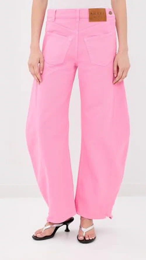 A.W.A.K.E. Mode Women's Mirror Jeans with Side Inserts — view 3