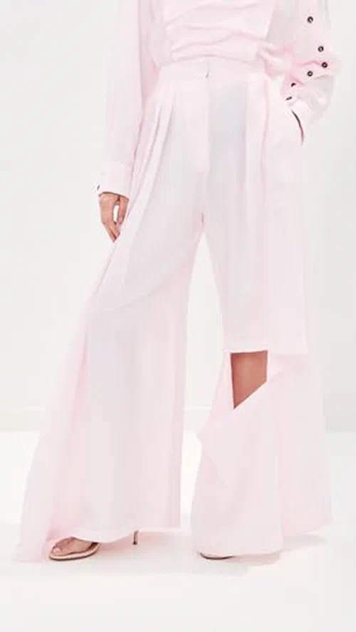 A.W.A.K.E. Mode Women's Slit Knee Pants — view 3