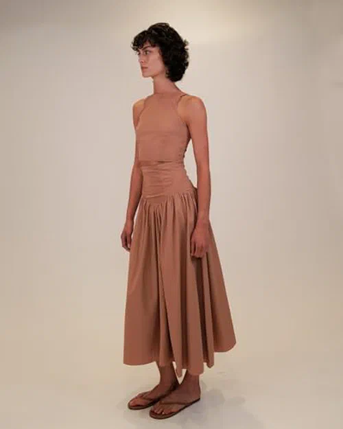 Azeeza, Lina Poplin Top — view 3