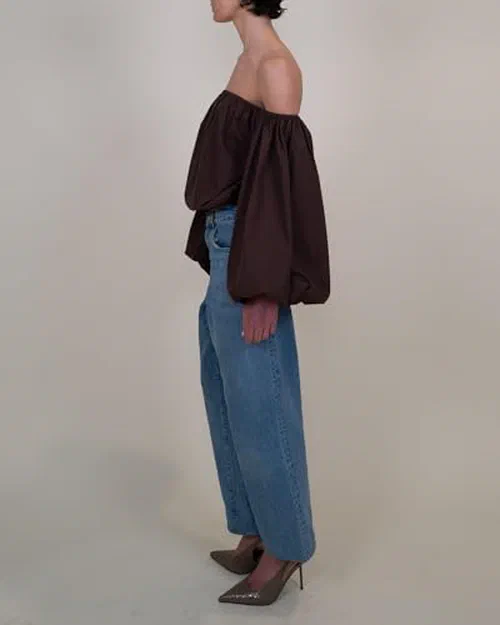 Azeeza, Margot Poplin Top — view 3