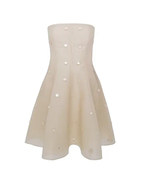 Azeeza, Sable Organza Embellished Mini