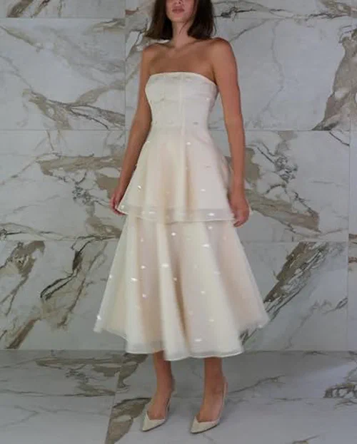 Azeeza, Sorcha Organza Embellished Skirt — view 3