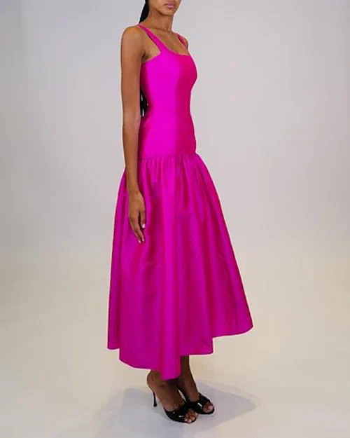 Azeeza, Usha Taffeta Midi — view 3