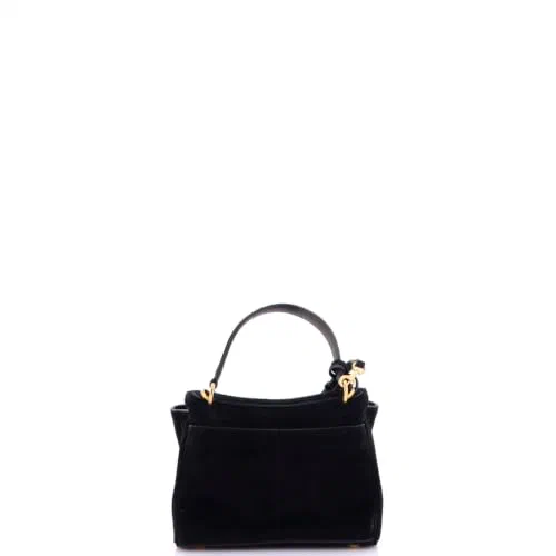 Balenciaga, Pre-Loved Rodeo Shoulder Bag Suede Mini — view 3