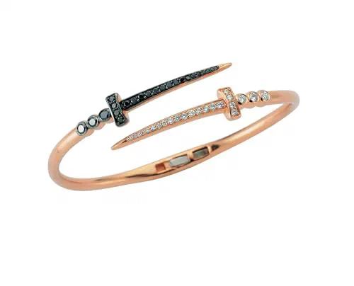 Bee Goddess, Sword Gold Diamond Bracelet