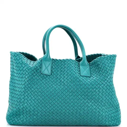 Bottega Veneta, Pre-Loved Cabat Tote Intrecciato Nappa Medium
