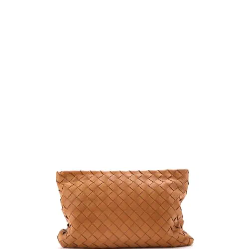 Bottega Veneta, Pre-Loved Zip Pouch Clutch Large — view 3