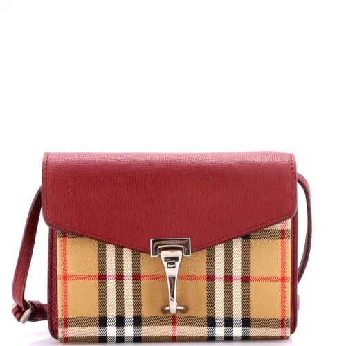 Burberry, Pre-Loved Macken Crossbody Bag Baby, Burgundy