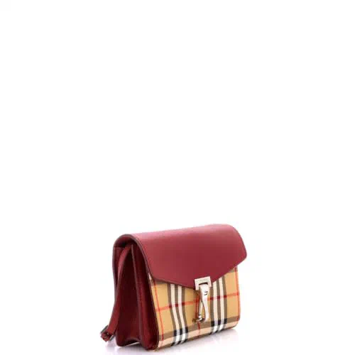 Burberry, Pre-Loved Macken Crossbody Bag Baby, Burgundy — view 3