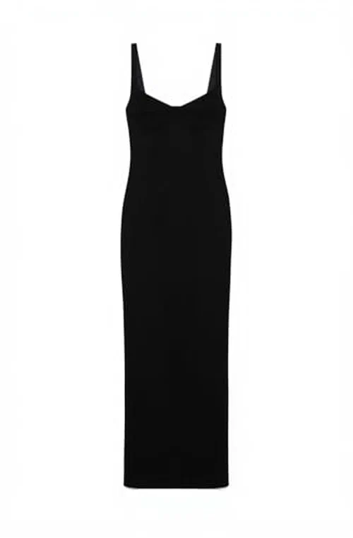 Cabot Sculpted Scuba Maxi Dress
