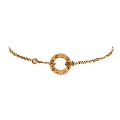 Cartier, Pre-Loved 2 Diamonds Love Bracelet