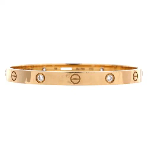 Cartier, Pre-Loved Love 4 Diamond Bracelet
