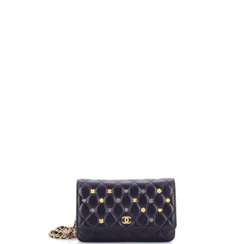 Chanel, Pre-Loved 18K Charms Wallet on Chain