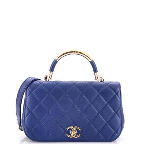 Chanel, Pre-Loved Carry Chic Flap Bag Medium