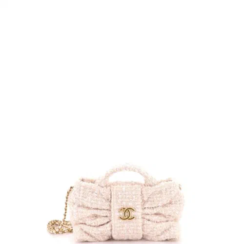 Chanel, Pre-Loved CC Bow Chain Shoulder Bag Mini