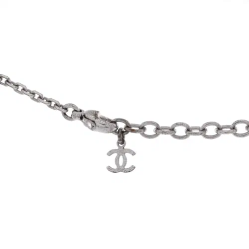 Chanel, Pre-Loved Coco Mark Circle Pendant Necklace — view 3