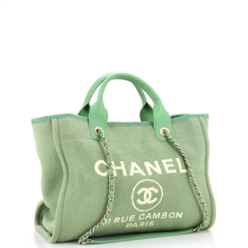 Chanel, Pre-Loved Deauville NM Tote Small — view 3
