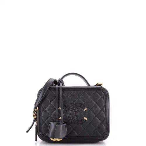 Chanel, Pre-Loved Filigree Vanity Case Medium