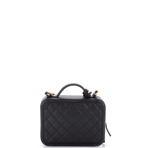 Chanel, Pre-Loved Filigree Vanity Case Medium — view 3