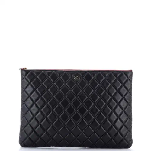 Chanel, Pre-Loved O Case Clutch Large