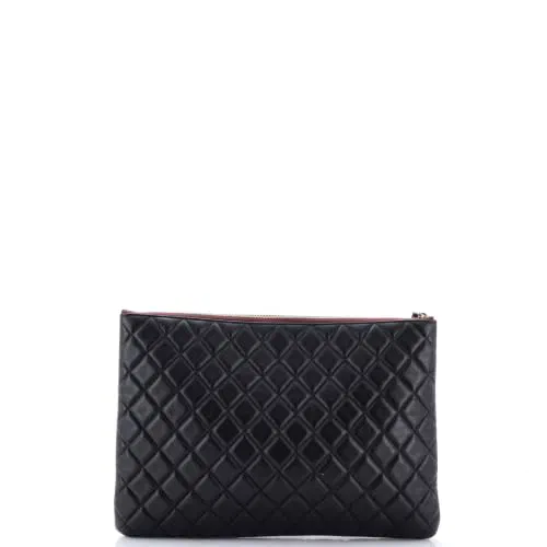 Chanel, Pre-Loved O Case Clutch Large — view 3