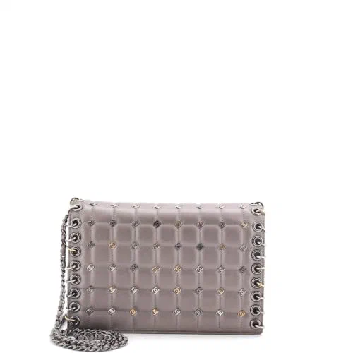 Chanel, Pre-Loved Piercing Chain Flap Bag Small