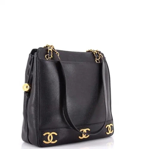 Chanel, Pre-Loved Vintage Metal CC Shoulder Bag Small — view 3