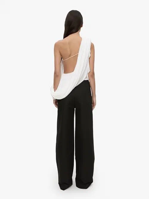 Christopher Esber, Aiba Draped Jersey Tee — view 3