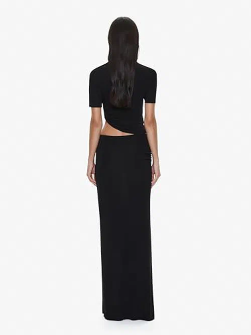 Christopher Esber, Bezel Quartz Cascade Skirt — view 3