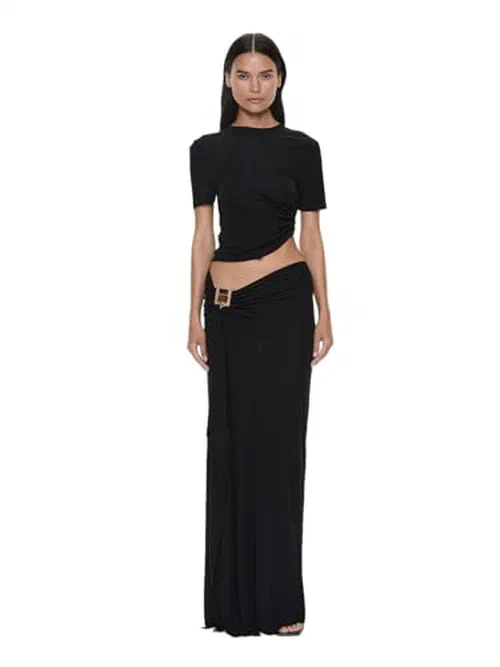 Christopher Esber, Bezel Quartz Ruched Tee