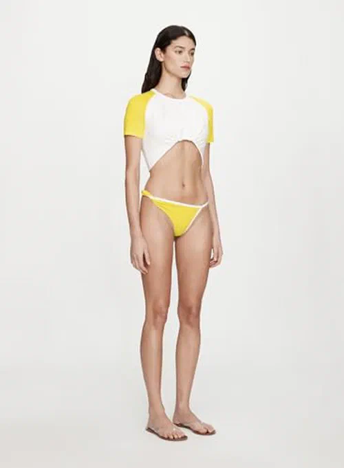 Christopher Esber, Tucked Ringer Jersey Tee — view 3